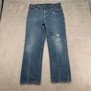 VTG 90s Levis Orange Tab Jeans Mens 36x30 Blue Preowned Denim Straight Leg Retro